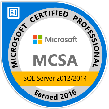 MCSA SQL Server 2012/2014